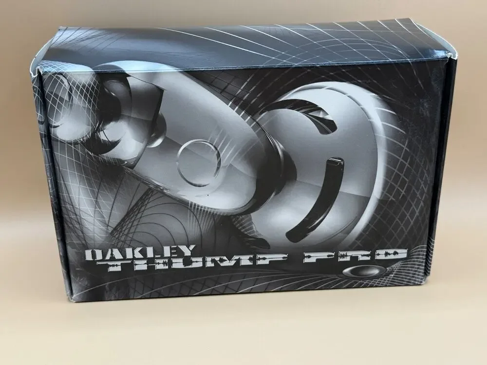 🎧 Oakley Thump Pro Sunglasses Black Iridium Polished Black Open Box